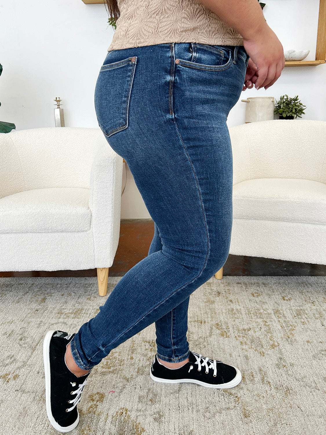 Full Size Classic Handstand Skinny Jeans