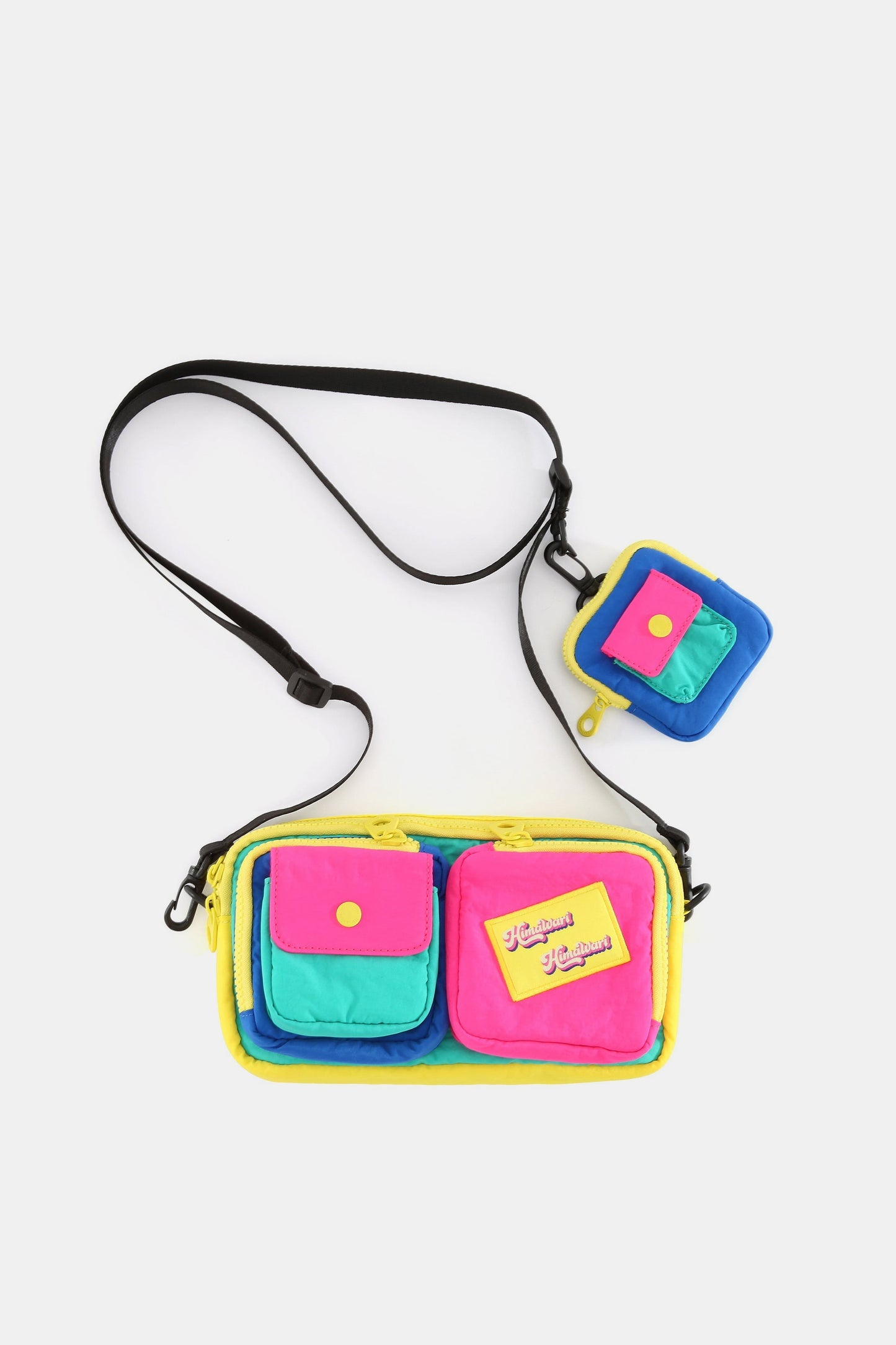 removable strap nylon crossbody bag