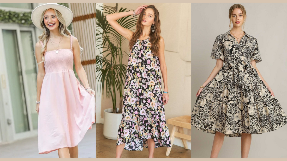 midi dress, floral print, designer, digital print