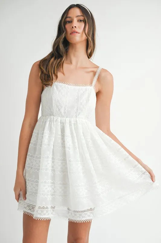 white babydoll dress for women