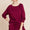 Super Lady Round Neck Raglan Sleeve Top and Pants Lounge Set