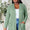 Basic Bae Full Size Ribbed Open Front Cardigan with Pockets