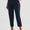 Elastic Waist Cropped Sports Pants