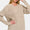 Zenana High Low Long Sleeve Waffle Sweater