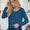 FAM-FAM Button Up Round Neck Long Sleeve Cardigan