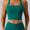 Square Neck Racerback Cropped Tank