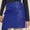 Ruched Mini Skirt with Zipper