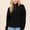 BOMBOM Quarter Zip Long Sleeve Sweatshirt with Pockets