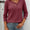 Mandy Ribbed V-Neck Long Sleeve T-Shirt