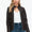 Snobbish Faux Leather Biker Jacket with Side Zip Pockets