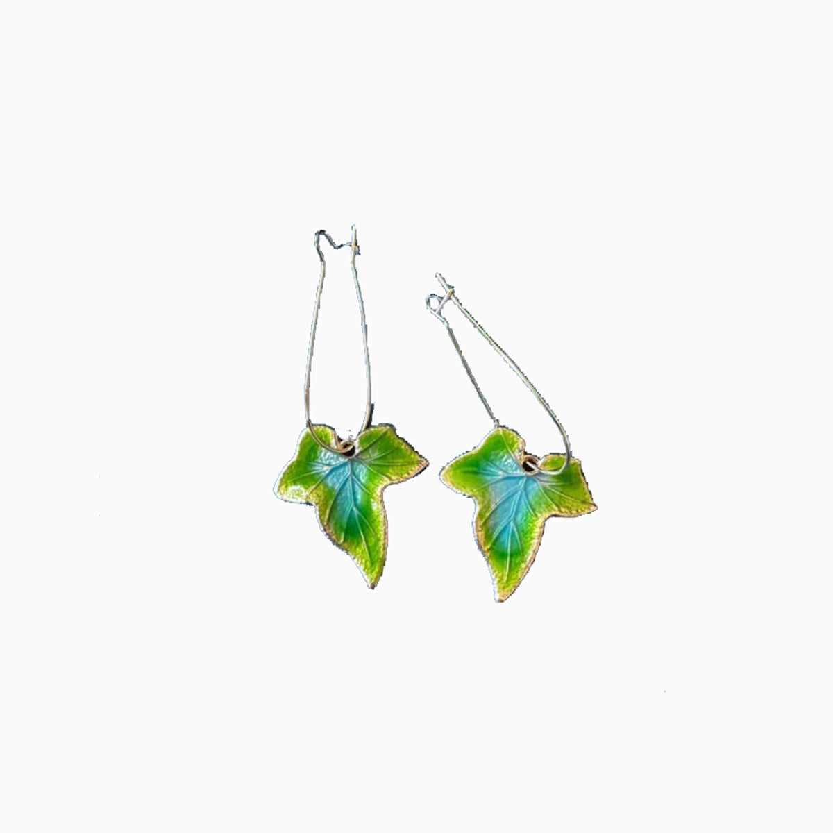 Alloy Leaf Drop Earrings