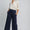 Drawstring Wide Leg Pants with Pockets