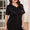 Plus Size Lace Trim V-Neck Short Sleeve Night Dress