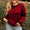 Plus Size Exposed Seam Waffle-Knit High-Low Sweatshirt