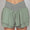 VERY J V-Shaped High Waist Layered Active Shorts