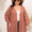 Plus Size Open Front Dropped Shoulder Knit Cardigan