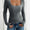 Devine Lace Detail Square Neck Long Sleeve T-Shirt