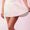 Pleated Activewear Skirt with Shorts Inside In White