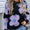 Angel Wings Flower Round Neck Long Sleeve Sweater