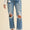Annie Wear Distressed Raw Hem Cropped Jeans