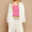 POL Flower Lace Trim Open Front Longline Cardigan