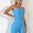 Asymmetrical Neck Wide Strap Active Romper