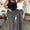 FAM-FAM Ribbed High Waist Flare Pants