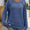 Mandy Decor Button Long Sleeve Ribbed T-Shirt