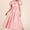 Ruffle Trim Puff Sleeve Tiered Babydoll Midi Dress