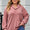 Plus Size Dropped Shoulder Collared Neck T-Shirt