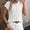 Mandy Rolled Cap Sleeve Round Neck Sweater Vest