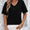 Mandy V-Neck Dropped Shoulder T-Shirt