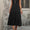 Ivy Lane Decorative Button Notched Sleeveless Dress