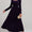 Velvet Square Neck Long Sleeve Dress