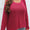 Plus Size Cold Shoulder Round Neck Sweater