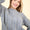 VERY J Two Tone Long Sleeve Sweater