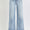 Tummy Control High Rise Crop Wide Leg Jeans