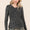 Mittoshop Mineral Wash Fitted Long Sleeve Rib Knit Top