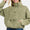 Zenana Acid Wash Fleece Half Snap Sweatshirt with Pocket
