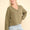 VERY J Exposed Seam V-Neck Ribbed Knit Top