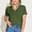 Basic Bae Full Size V-Neck High-Low T-Shirt