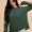 Annie Wear Embroidered Long Sleeve French Terry Top