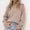 Basic Bae Side Slit Turtleneck Long Sleeve Sweater