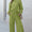 Double Take Full Size Textured Long Sleeve Top and Drawstring Pants Set