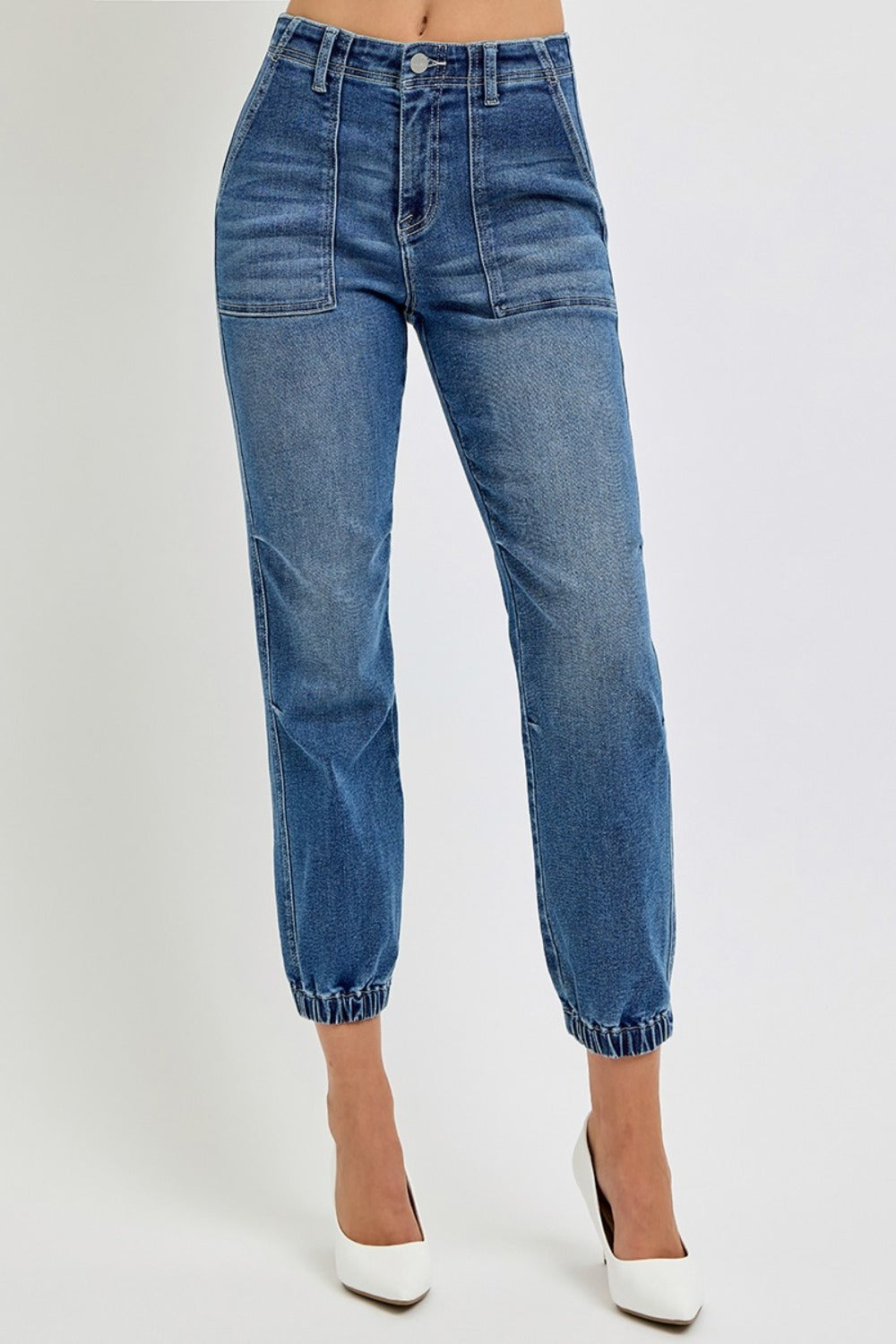 RISEN Full Size High Rise Ankle Jogger Jeans Medium / 1(25)