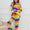 Striped Round Neck Long Sleeve Top and Drawstring Pants Lounge Set