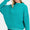 Zenana Exposed Seam Mock Neck Long Sleeve Sweater