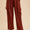 Annie Wear Wide Leg Cargo Satin Pants