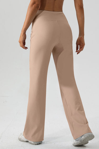 High Waist Straight Active Pants