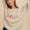 Annie Wear HELLO Embroidered Raglan Sleeve Sweater